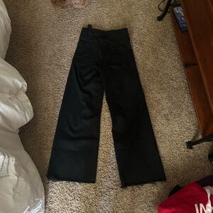 Black Wide-Leg Zara Jeans